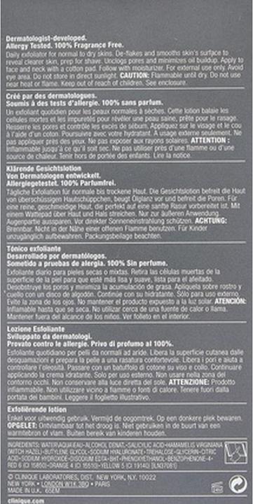 Immagine prodotto Clinique Exfoliating (Lozione detergente, 200 ml)