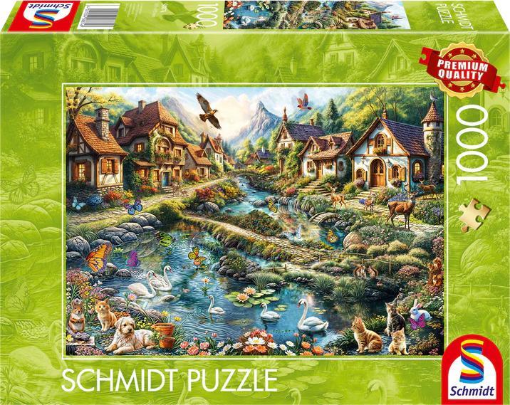 Schmidt Spiele SSP Dörfchen am Waldesrand (1000 Part)