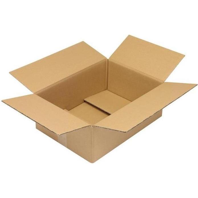 Transpak, Cartone + Scatola di spedizione, Cartone pieghevole a 2 pareti dimensioni 430x310x150mm A3 qualità 2.3BC marrone marrone (20x)
