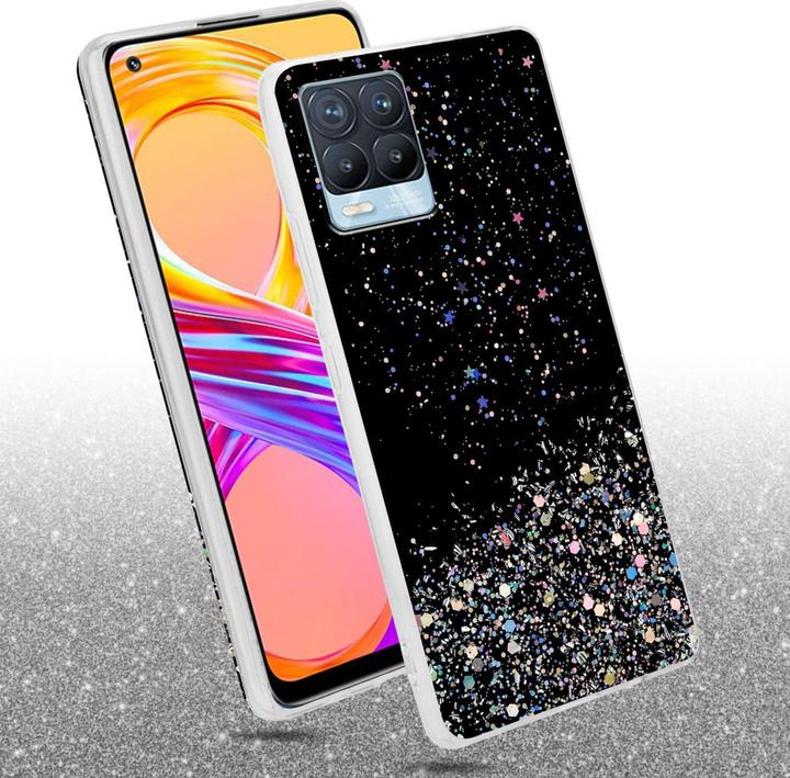 Produktbild Cadorabo TPU Hülle für Realme 8 4G / 8 PRO mit Glitzer (Realme 8 Pro, realme 8)