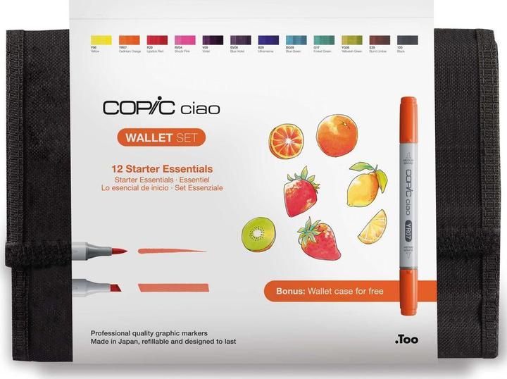 Produktbild Copic Grafikmarker Ciao 12er Set im Wallet (12x)