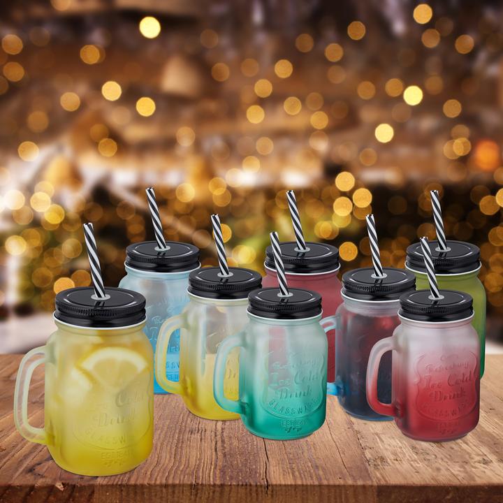 Produktbild Relaxdays 8x Trinkglas (0.40 l, 8x)