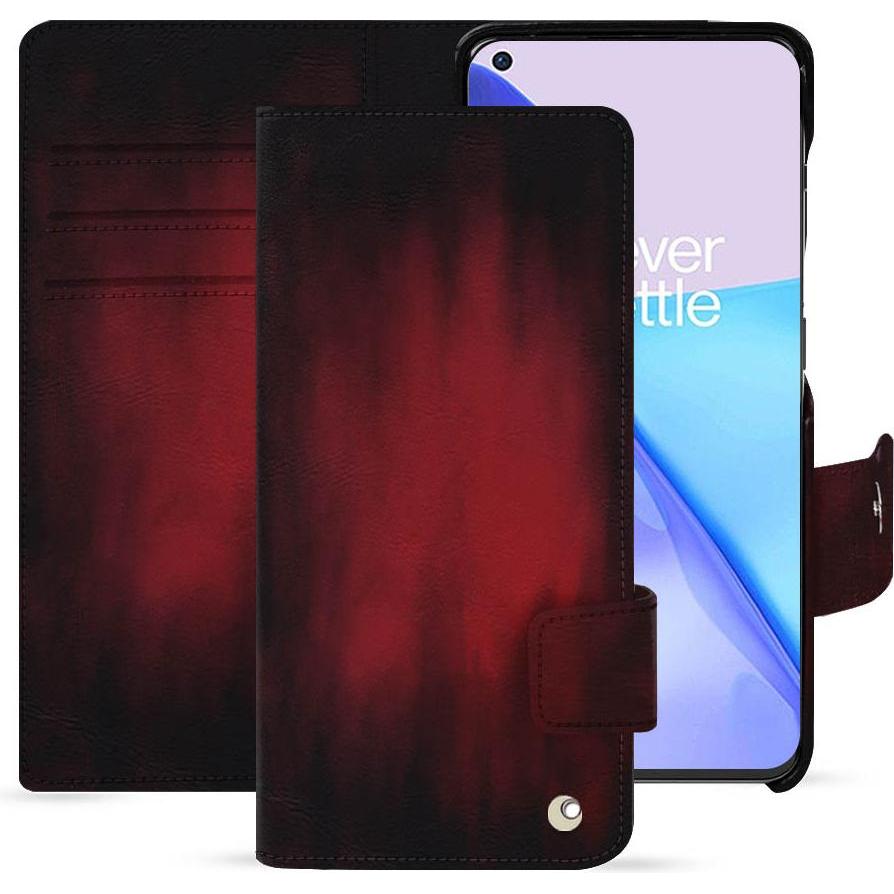 Noreve Lederschutzhülle OnePlus 11 (OnePlus 11), Smartphone Hülle, Rot