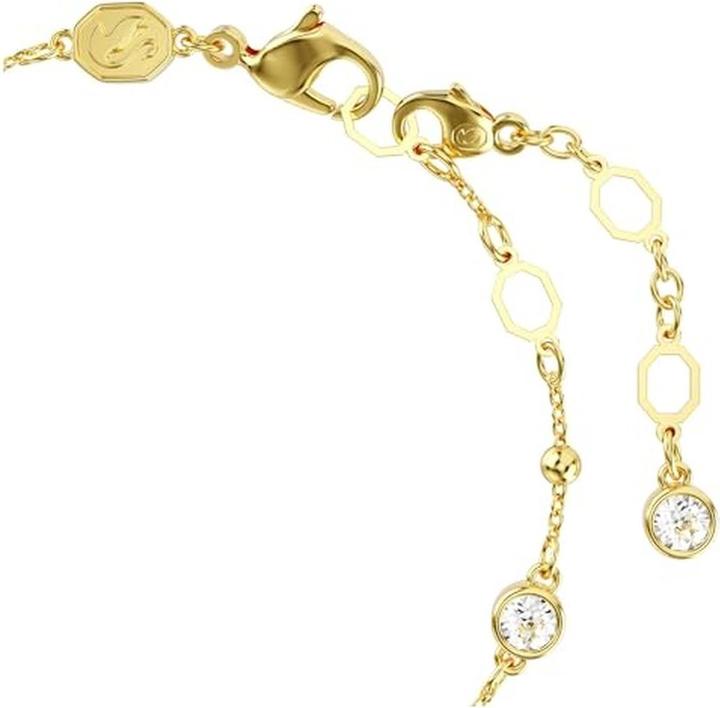 Immagine prodotto Swarovski Bracciale in ambra taglio rotondo in oro bianco (19.50 cm, Metallo Swarovski)