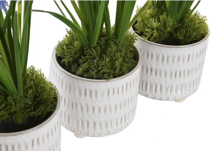 Immagine prodotto DKD Home Decor Dekorationspflanze Schaum Blau Rosa Gelb Polypropylen 15 x 15 x 30 cm (3 Stücke) (30 cm)