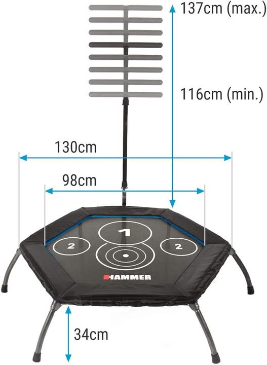 Immagine prodotto Hammer Fitness Cross Jump (120 cm)