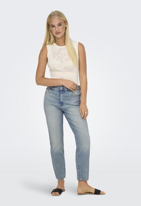Actual product image Only ONLEMILY High waist straight cut jeans Straight fit jeans (W30/L32)