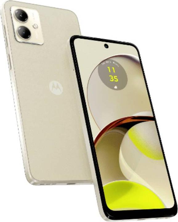 Actual product image Motorola Moto G14 (128 GB, Butter Cream, 6.50", Dual SIM, 50 Mpx, 4G)