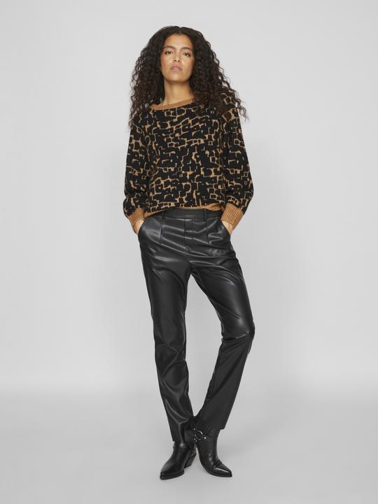 Actual product image Vila Coated High Waist Trousers (44)