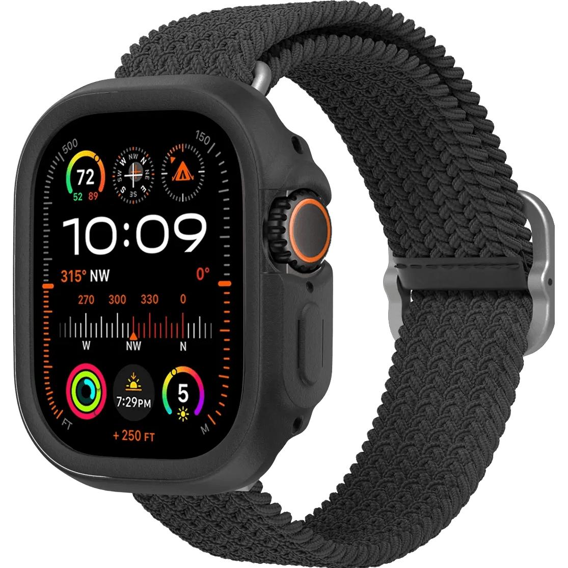 RhinoShield Displayschutz Bumper Case Series 10 Black, Zubehörtyp, Accessori per smartwatch, Nero, Rosa