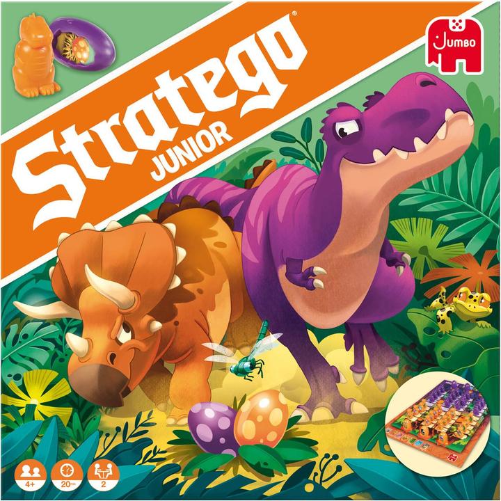 Actual product image Jumbo Stratego Junior Dinos, d/f/i (German)