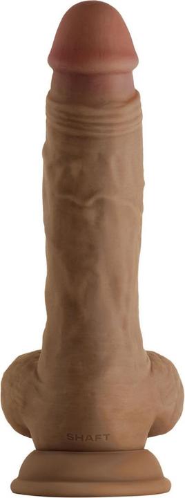 Actual product image Shaft Model A Straight Flexiskin Double Layered Realistic Extremely Soft Dildo with Balls Sex Toys L