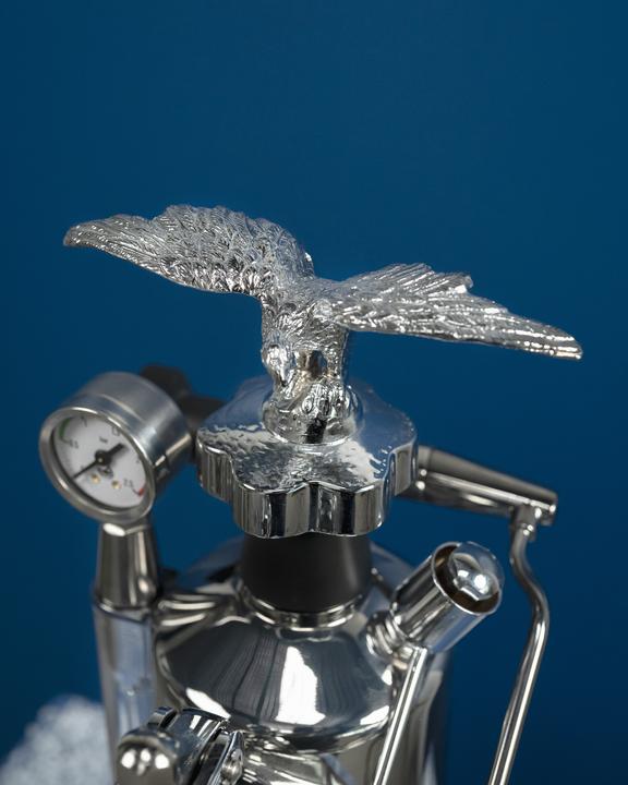 Actual product image La Pavoni LPLMLN01EU Coffee maker with lever, stainless steel