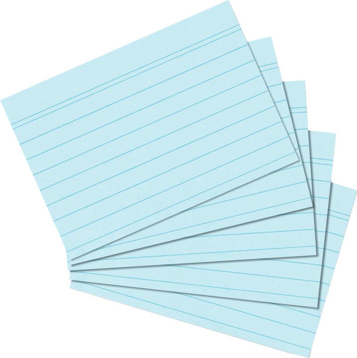 Produktbild Herlitz Karteikarten (A6, 170 g/m², 100 x)