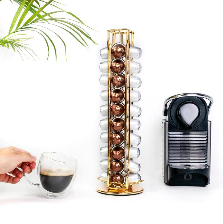 Produktbild Intirilife Kaffee Kapselhalter kompatibel mit Nespresso Kapseln (40 Stück)