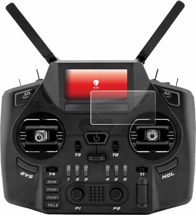 upscreen Schutzglas für Radiomaster GX12 Schutzfolie Panzer Folie Glas Display Schutz klar