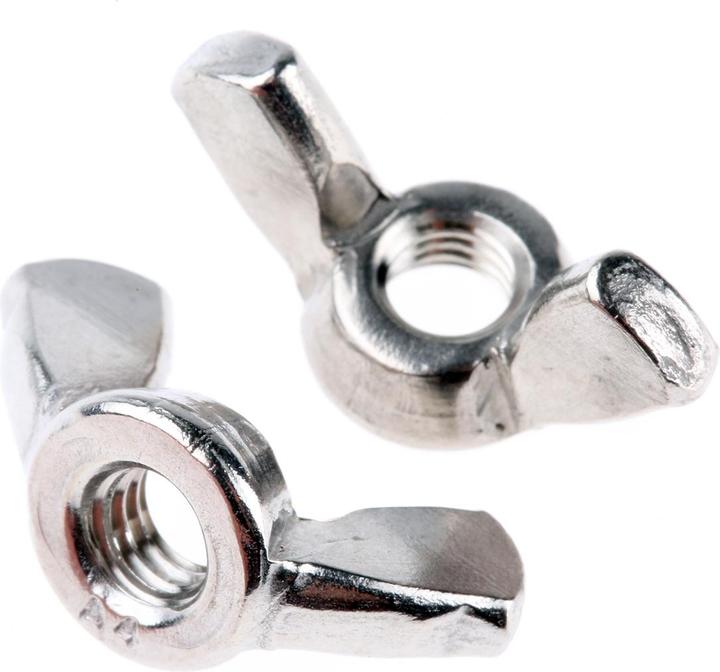 Produktbild RS PRO Flügelmuttern A4 rostfrei M5 (M5)