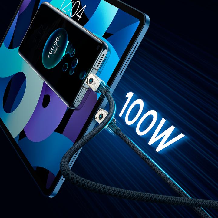 Produktbild Baseus Fast Charging Data Cable USB-C to USB-C, 100W, 2m - White (2 m, 100 W)