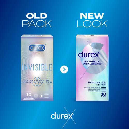 Actual product image Durex Invisible Extra Lubricated (10 pcs.)