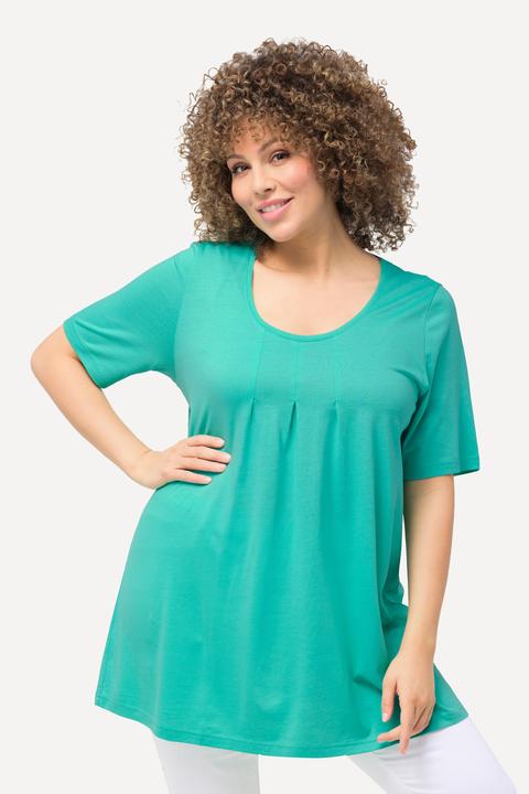 Actual product image Ulla Popken Essential Front Pleat Tee (42, 44)
