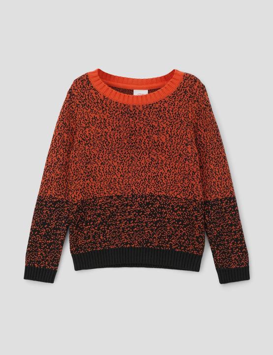 Produktbild S.Oliver Strickpullover Melierter Strickpullover (98)