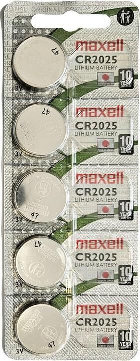 Immagine prodotto Maxell 18586200 (5 pz., CR2025, 170 mAh)