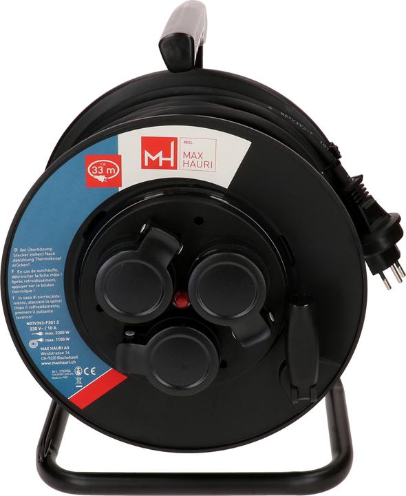 Produktbild Max Hauri REEL 3x Typ 13, IP55 (33 m, 1.50 mm²)