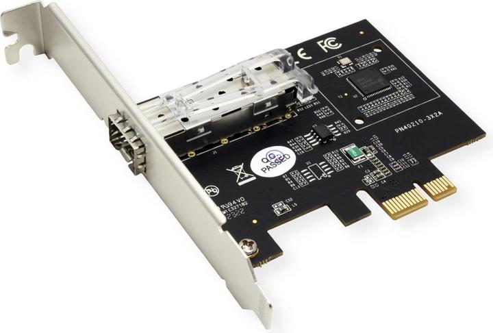 Actual product image Value PCI Express card, 1Gigabit SFP network adapter (Mini PCI Express)