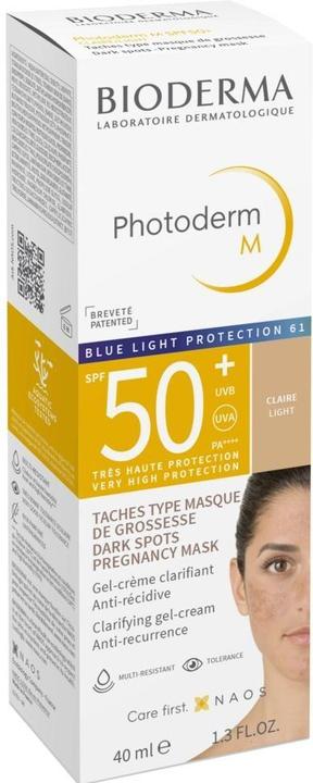 Actual product image Bioderma Photoderm M (Sun cream face, SPF 50, 40 ml)