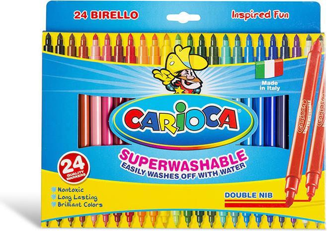 Produktbild Carioca Fasermaler Birello doppelseitig (24x)