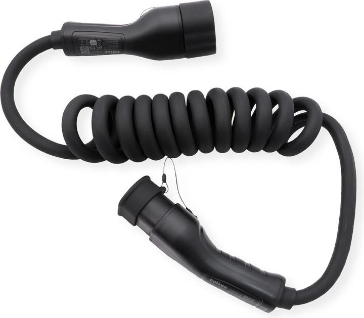Image du produit Roline Câble de recharge pour voiture électrique (Type 2, 22 kW, 32 A, 3 m)
