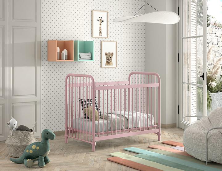 Image du produit Jaxx Bronxx Lit Bebe Mat Misty Pink 60X120Cm (60 x 120 cm)