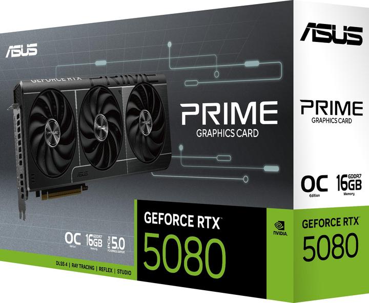 Actual product image ASUS PRIME-RTX5080-16G-EVO (16 GB, GDDR7)