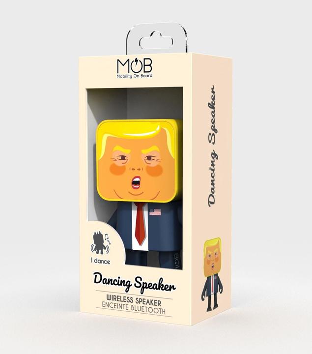 Actual product image Mobility on Board Dancing President speaker Donald Trump (4 h, Rechargeable battery operated)