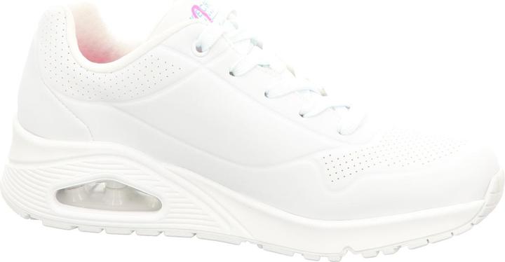 Actual product image Skechers Ladies lace-up shoes sporty rubber sole white (36.5)