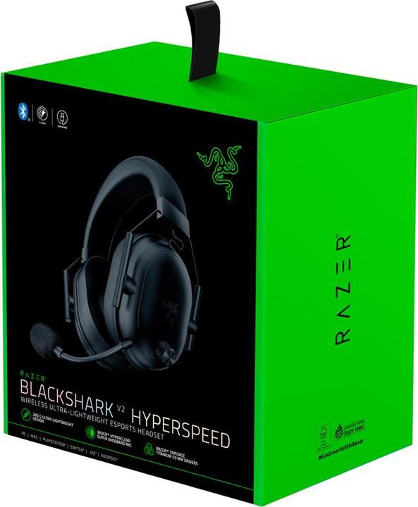 Actual product image Razer Blackshark V2 Hyperspeed (Wireless, Cable)
