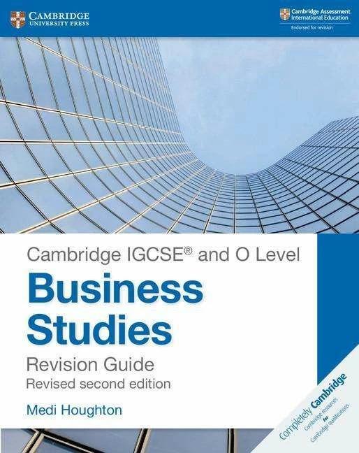 Image du produit Cambridge IGCSE ® and O Level Business Studies Second Edition Revision Guide (Anglais, Medi Houghton, 2018)