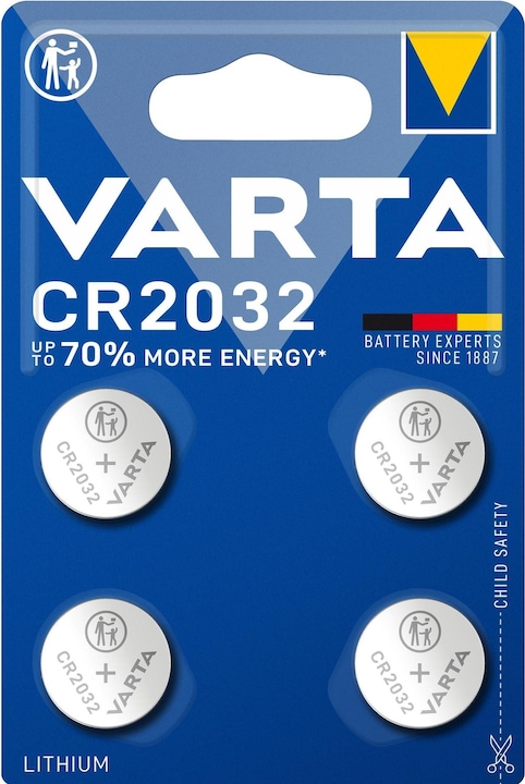 Varta CR2032 (4 Stk., CR2032, 230 mAh)