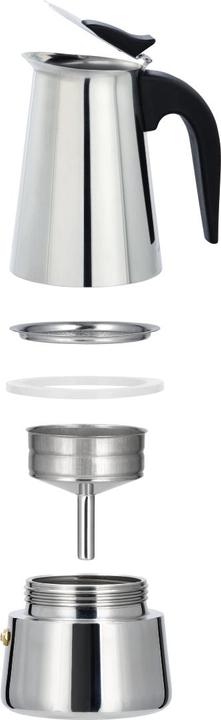 Produktbild Xavax Espressokocher aus Edelstahl, 250 ml, geeignet für Induktion (6 Tassen)