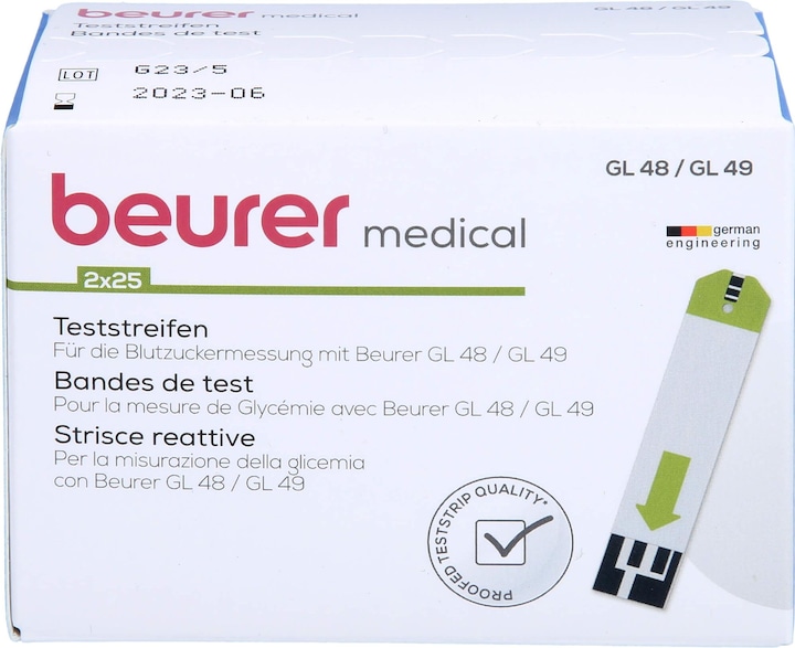 Produktbild Beurer GL48/49 BZTTR (Teststreifen)