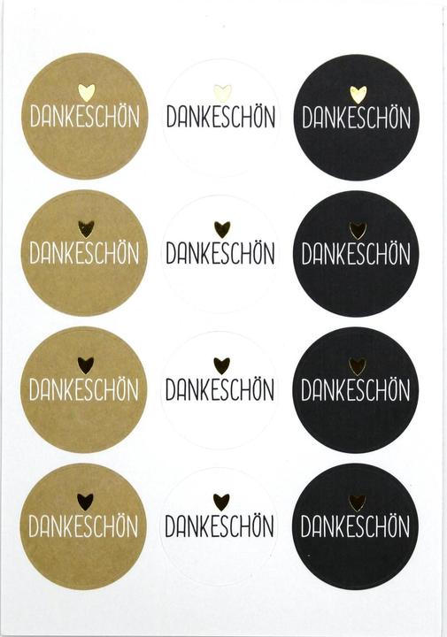 Artoz Motivsticker Dankeschön 6 Stück