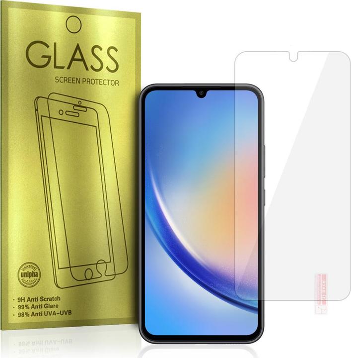 Image du produit iLike Galaxy A34 5g Or Verre Trempé (1 pcs, Samsung Galaxy A34 5G)