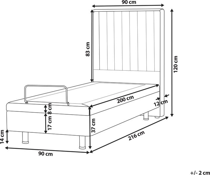 Produktbild Beliani Duke Ii (90 x 200 cm)