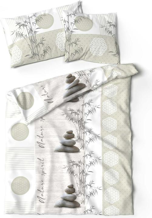 Produktbild Lotus Bettwaren Bettwäsche Bambus Nature spirit (Duvetbezug, 240 x 240 cm)