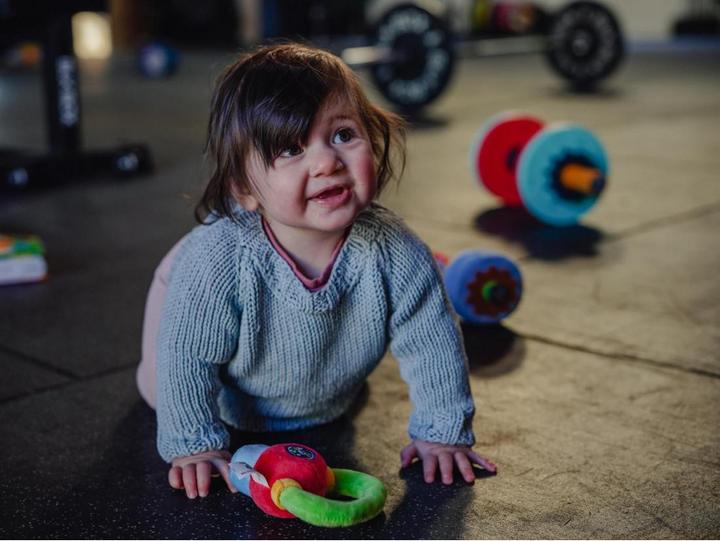 Actual product image Fitkidz Foam kettlebell