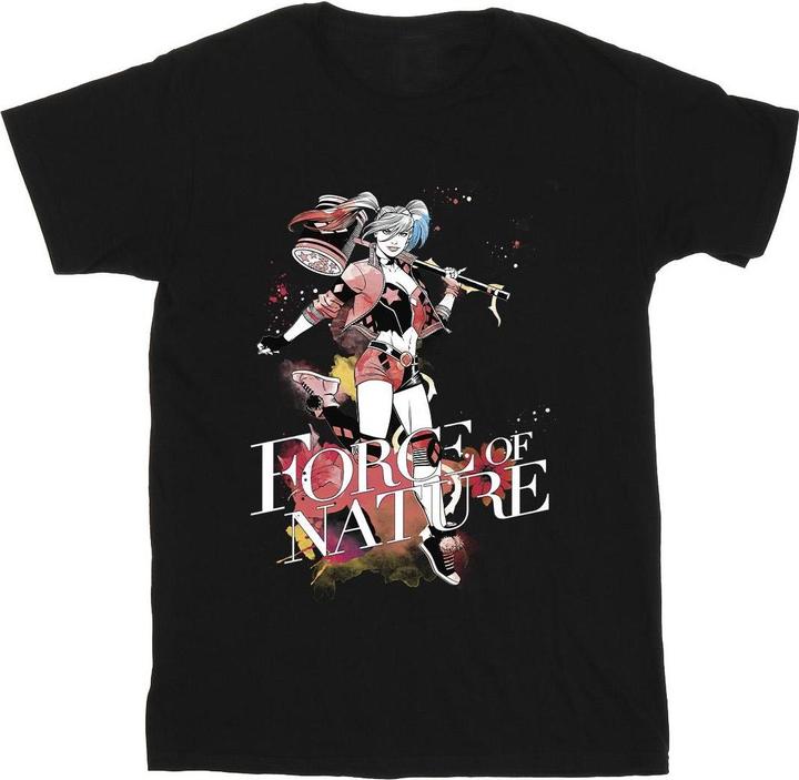 Actual product image Mens Harley Quinn Forces Of Nature T-Shirt (4XL)