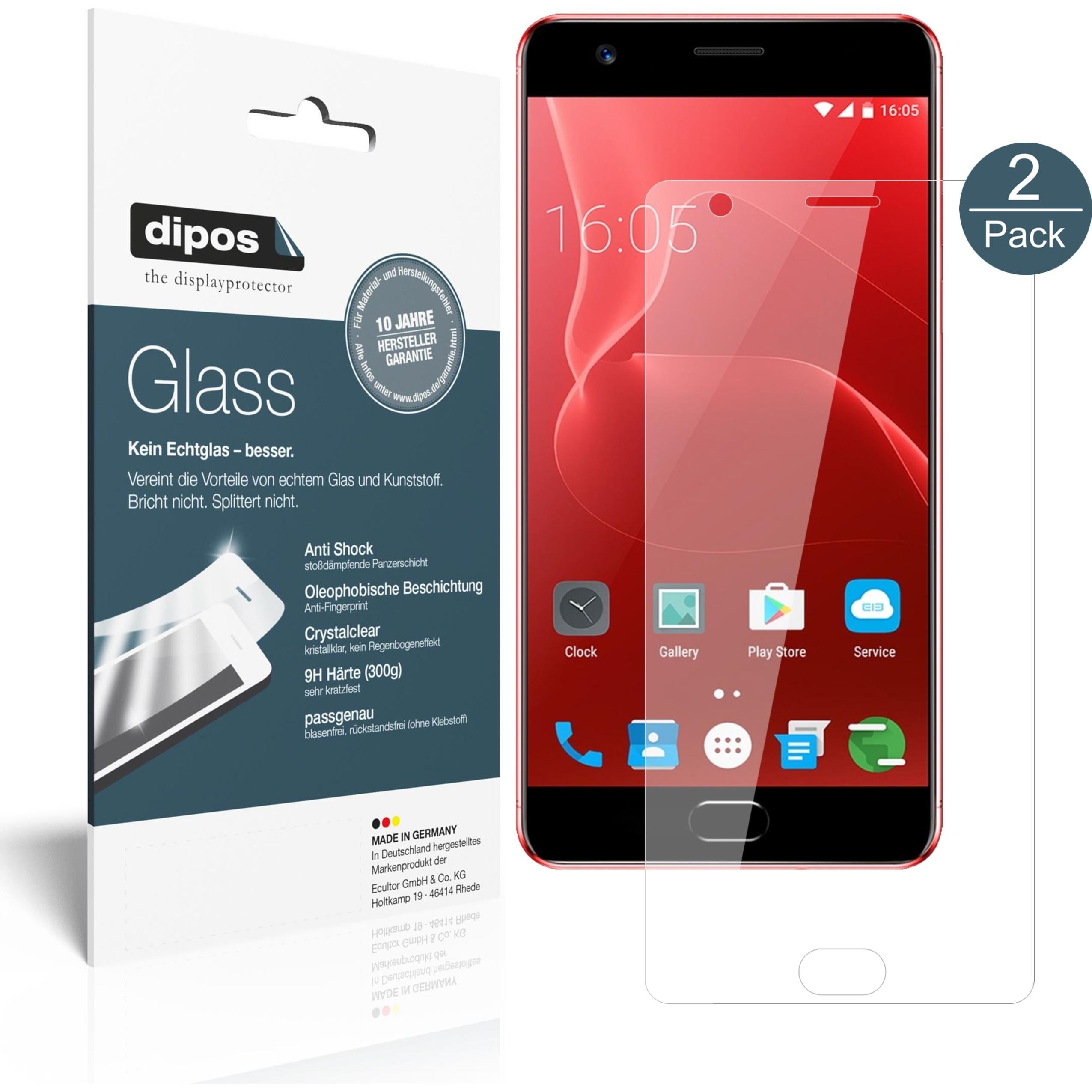 Dipos Displayschutz Anti-Shock (1 Stück, Elephone P8 Mini), Smartphone Schutzfolie, Transparent