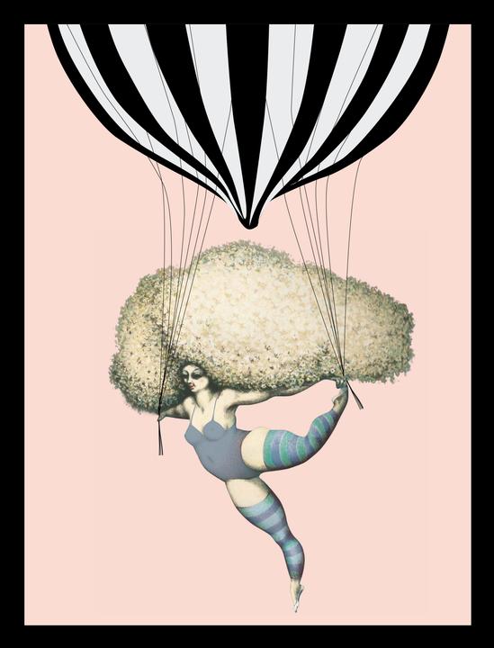 G&C Gallery Signora del Baloon (20 x 25 cm)