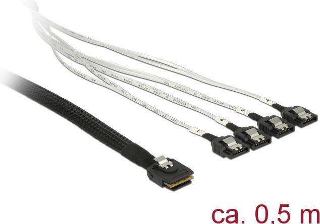Actual product image Delock SATA3 cable 85800 0.5 m