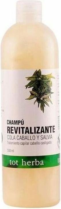 Tot Herba CHAMPÚ REVITALIZANTE cola de caballo y salvia 500 ml (500 ml, Flüssiges Shampoo)